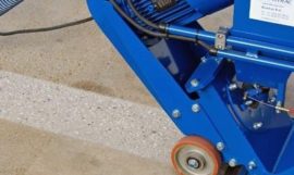 Concrete shot blasting